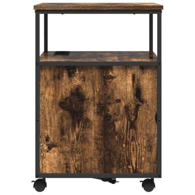 Kantoor kast Gerookt eiken 60 x 46 x 67 cm Bewerkt hout