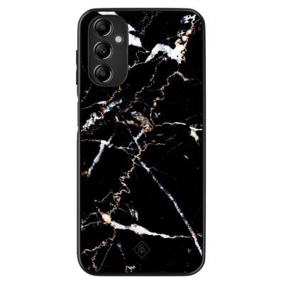 Samsung Galaxy A14 hoesje - Marmer zwart Samsung Galaxy A14 hoesje - Marmer zwart