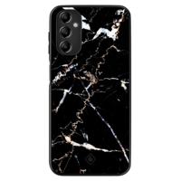 Samsung Galaxy A14 hoesje - Marmer zwart - thumbnail