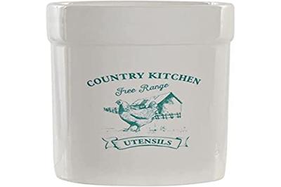 Pot voor Keukengerei DKD Home Decor Dolomite 12,5 x 12,5 x 17,5 cm