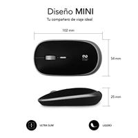 Wireless muis Subblim SUBMO-RFM0002 Grijs - thumbnail