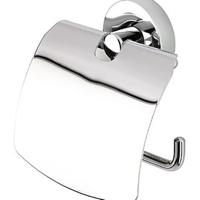 Geesa Luna closetrolhouder met klep chroom 915508 - thumbnail