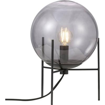 Nordlux Glazen tafellampAlton zwart met smoke glas - 47645047