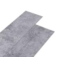 VidaXL Vloerplanken zelfklevend 4,46 m² 3 mm pvc cementgrijs - thumbnail