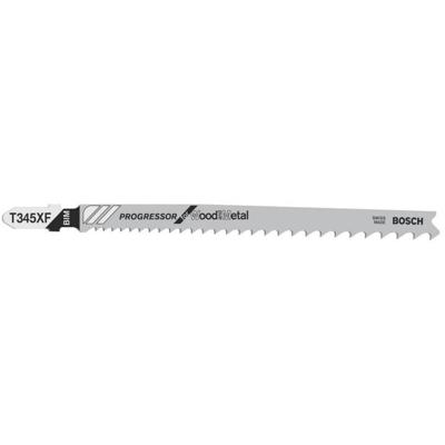 Bosch Accessoires Decoupeerzaagblad T 345 XF Progressor for Wood and Metal 25st - 2608634995