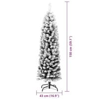 VidaXL Kunstkerstboom groen 150 cm pvc en staal en kunststof - thumbnail