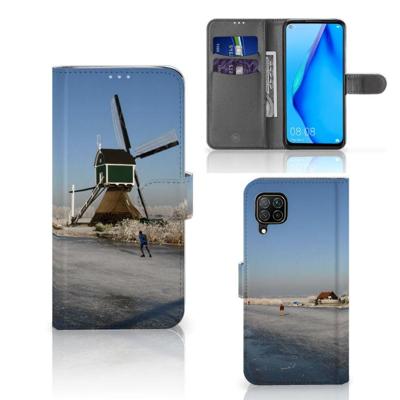 Huawei P40 Lite | Flip Cover | Schaatsers Huawei P40 Lite | Flip Cover | Schaatsers