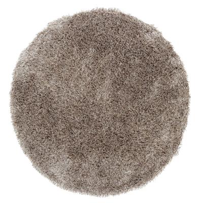 MUST Living Rond Vloerkleed 'Crown' 250cm, kleur Bruin