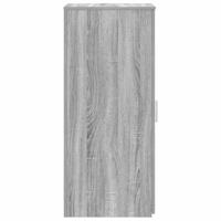 Opbergkast 40x45x103,5 cm bewerkt hout grijs sonoma eikenkleur - thumbnail