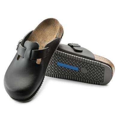 Clog Boston SL maat 43 zwart bovenmateriaal: leder EN ISO 20345 SRA BIRKENSTOCK