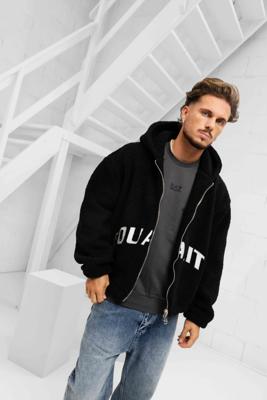 Equalité Teddy Full Zip Jas Heren Zwart - Maat XS - Kleur: WitZwart | Soccerfanshop Equalité Teddy Full Zip Jas Heren Zwart - Maat XS - Kleur: WitZwart | Soccerfanshop