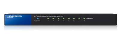 Linksys Metallic Gigabit Switch 8 aansluitingen 1-Pack zwart