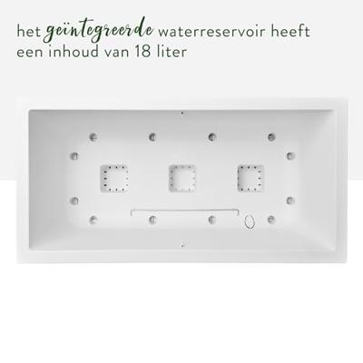 Elho Vivo Next plantenbak met wielen 80cm wit