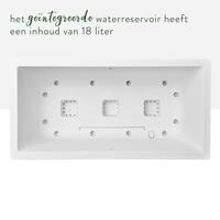 Elho Vivo Next plantenbak met wielen 80cm wit - thumbnail