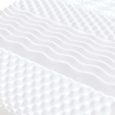 Schuimmatras 7 zones hardheid 20 ILD 120x220 cm wit - thumbnail