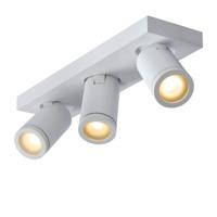 Lucide TAYLOR - Plafondspot Badkamer - LED Dim to warm - GU10 - 3x5W 2200K/3000K - IP44 - Wit - thumbnail