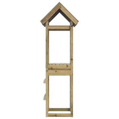 Speeltoren Bruin Massief geïmpregneerd hout