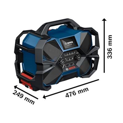 Bosch Professional GPB 18VH-6 SRC Accu bouwradio DAB+ / FM / Bluetooth® / AUX - 06014A6200 - thumbnail