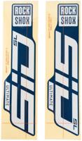 ROCKSHOX decor set decal set rs glossy white for blue sliders - thumbnail