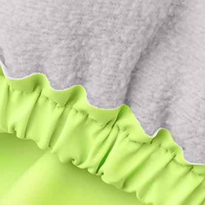 Playshoes overschoenen fleece gevoerd Uni Neon Geel-M