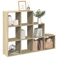 Kamerscherm / boekenkast 137,5x29x103,5 cm hout sonoma eiken - thumbnail