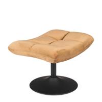 Dutchbone Hocker 'Bar' Velvet, kleur Goud - thumbnail
