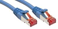LINDY 47723 RJ45 Netwerkkabel, patchkabel CAT 6 S/FTP 10.00 m Blauw Snagless 1 stuk(s) - thumbnail
