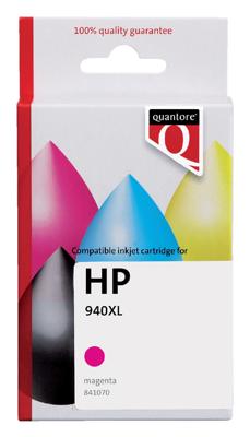 Inkcartridge quantore hp 940xl c4908ae hc rood