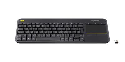 LOGITECH K400 Plus multimedia tv-toetsenbord - AZERTY - Draadloos - Touchpad LOGITECH K400 Plus multimedia tv-toetsenbord - AZERTY - Draadloos - Touchpad