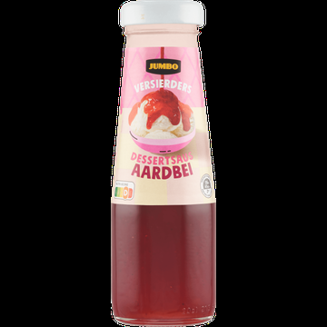 Jumbo Dessertsaus Aardbei 260 g