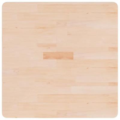 Tafelblad vierkant 70x70x4 cm onbehandeld massief eikenhout Tafelblad vierkant 70x70x4 cm onbehandeld massief eikenhout