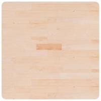 Tafelblad vierkant 70x70x4 cm onbehandeld massief eikenhout - thumbnail