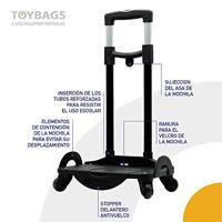 Schoolrugzak met Wielen Pokémon Pikachu 42 x 31 x 13,5 cm - thumbnail