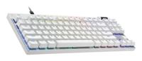 Logitech G Pro X TKL Rapid toetsenbord Wit - Analog Magnetic - thumbnail