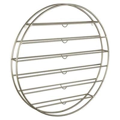 Vtw Living - Industrieel Wijnrek Rond - Goud - Metaal - 80 cm