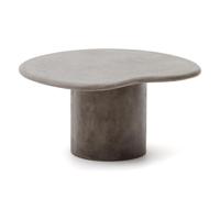 Kave Home Macarella bijzettafel 83x77 cm Grijs - thumbnail