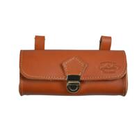 Selle Monte Grappa Monte grappa zadeltas leer cognac met logo - thumbnail