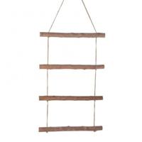 Decoratieve touwladder 140 cm. - thumbnail