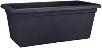 ELHO Jardiniere Green Basics 60 - Zwart wonen - Outdoor - XXL - L 29,5 x B 59,2 x H 27,7 cm - thumbnail