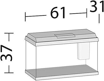 Juwel aquarium Primo 60 met filter zwart Juwel Gebr. de Boon - Gebr de boon