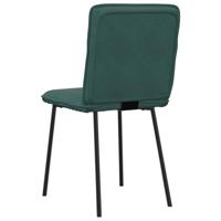 Eetkamerstoelen 2 st fluweel donkergroen - thumbnail