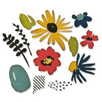 Sizzix • tim holtz thinlits die set modern floristry 11pcs - thumbnail