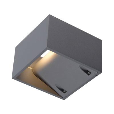 Wandlamp LOGS WALL zilvergrijs 1xLED 3000K
