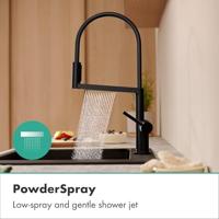 Hansgrohe Talis Select M54 PowderSpray Keukenmengkraan Mat Zwart - thumbnail