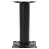 Bootstoelpoot 33 cm staal zwart - thumbnail