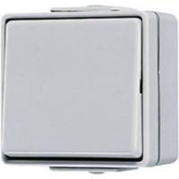 Jung 606W Wisselschakelaar Compleet 1-voudig Grijs 1 stuk(s) - thumbnail