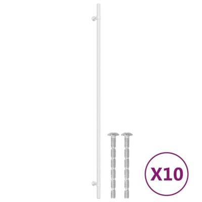 VidaXL Handvatten 10 st 480 mm roestvrij staal zilverkleurig VidaXL Handvatten 10 st 480 mm roestvrij staal zilverkleurig