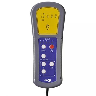 Massagestoel fluweel wijnrood