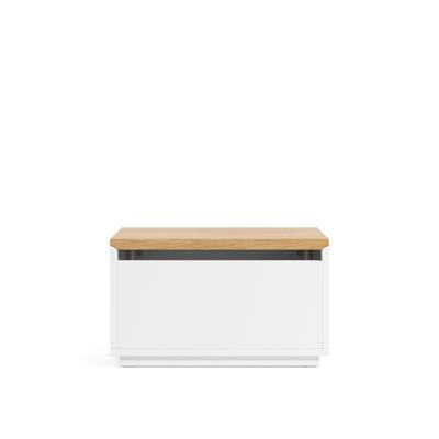 Kave Home Opbergkist 'Abilen' Eiken, 60 x 40cm, kleur Naturel Kave Home Opbergkist 'Abilen' Eiken, 60 x 40cm, kleur Naturel