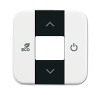 Busch-Jaeger 2CKA006220A0106 Temperatuurregelaar Afdekking free@home Zuiver wit (RAL 9010), Wit 1 stuk(s) - thumbnail